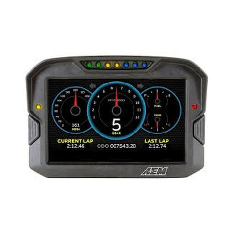 AEM CD-7 Logging Race Dash Carbon Fiber Digital Display (CAN Input Only) - 30-5701