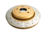 DBA 12-19 Jeep Grand Cherokee SRT8 Rear Drilled & Slotted 4000 XS Series Rotor - 42633XS