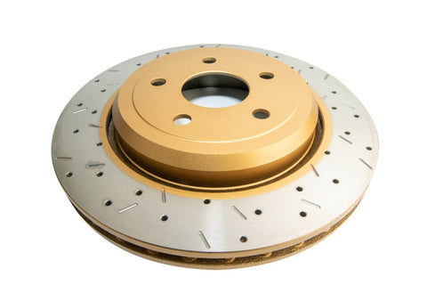 DBA 12-19 Jeep Grand Cherokee SRT8 Rear Drilled & Slotted 4000 XS Series Rotor - 42633XS