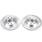 Power Stop 00-05 Toyota MR2 Spyder Rear Evolution Drilled & Slotted Rotors - Pair - JBR936XPR
