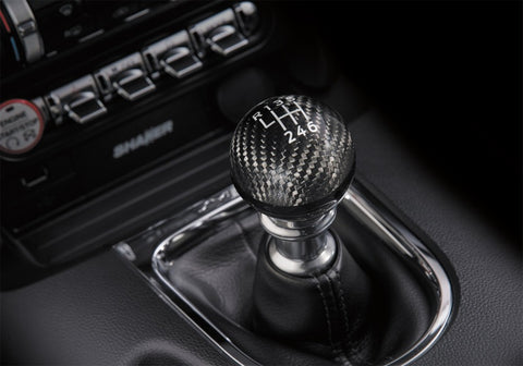 Ford Racing 15-25 Mustang Ford Racing Carbon Fiber Shift Knob 6 Speed - M-7213-MCF