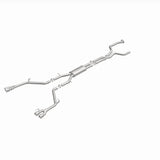 MagnaFlow CatBack 16-19 Cadillac CT6 V6 3.0L Street Series 2.5in Pipe Dia Polished Tips - 19301