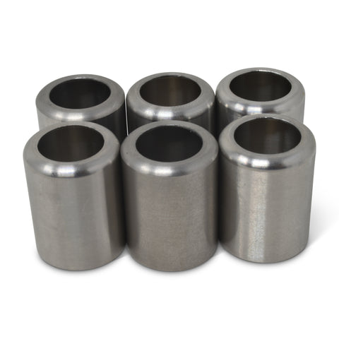 Russell Performance -8 AN Stainless Steel Crimp Collars (O.D. 0.700) (6 Per Pack) - 610372
