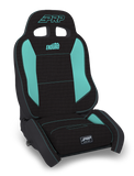 PRP EnduroCrawl Reclining Suspension Seat - Black/Teal Tweed - Driver - A9001044-50-238