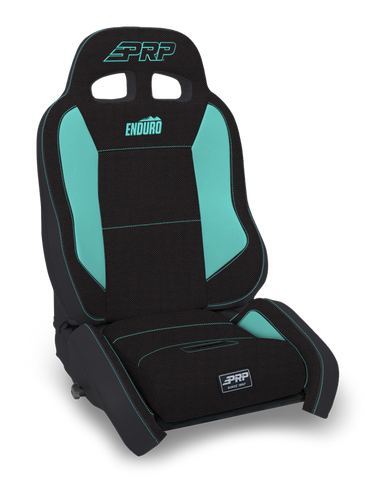 PRP EnduroCrawl Reclining Suspension Seat - Black/Teal Tweed - Passenger - A9001045-50-238