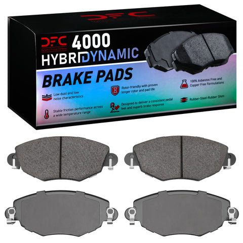 DFC 01-08 Jaguar X-Type Front 4000 Hybridynamic Brake Pads - 4000-0910-00