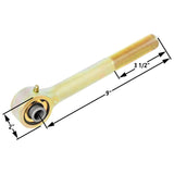 RockJock Johnny Joint 2in Narrow Rod End (Long Shank - 1in RH Thread 1.600in x .562in Ball) - RJ-305302-102