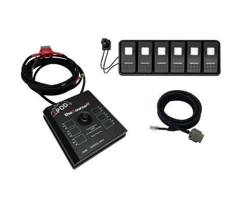 sPOD SourceLT Modular w/Green LED for 36in Battery Cables - SLMOD36G