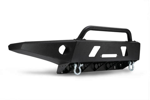 DV8 Offroad 05-15 Toyota Tacoma Front Bumper Winch Ready - Black Powdercoat - FBTT1-01