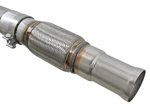 aFe Vulcan Series 4in-3in 304-SS Exhaust Cat-Back 2019 GM Silverado / Sierra 1500 V8-5.3L w/ OE Tips - 49-34101