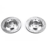 Power Stop 91-93 Eagle GTX Front Evolution Drilled & Slotted Rotors - Pair - JBR722XPR