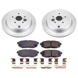 Power Stop 06-07 Subaru B9 Tribeca Rear Z17 Evolution Geomet Coated Brake Kit - CRK4645
