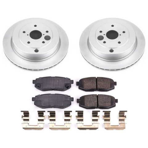 Power Stop 06-07 Subaru B9 Tribeca Rear Z17 Evolution Geomet Coated Brake Kit - CRK4645