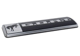 Ford Racing Bronco/Bronco Sport G.O.A.T. Badge - Black/Chrome - M-1447-GOAT