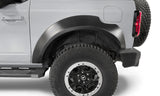 Bushwacker 21-22 Ford Bronco (2 Door) Extend-A-Fender Style Fender Flares - 4pc Smooth - 20966-02