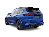 Akrapovic 2024+ BMW X5M / X6M (Face Lift) Slip-On Line (Titanium) w/Carbon Fiber Tips - S-BM/T/35H