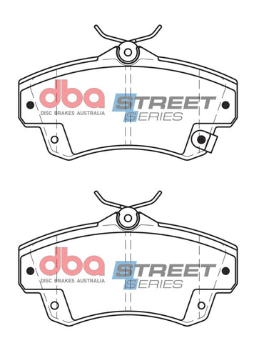 DBA 01-10 Chrysler PT Cruiser Street Series Front Brake Pads - DB1855SS