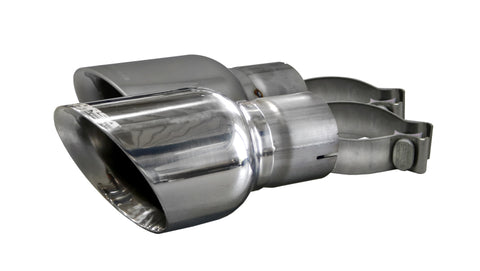 Corsa 2015-2025 Ford Mustang GT 3.0in Inlet / 4.5in Outlet Polished Tip Kit (For Corsa Exhaust Only) - 14346
