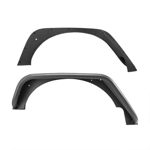Westin/Snyper 18-20 Jeep Wrangler Tube Fenders - Rear - Textured Black - 62-1035