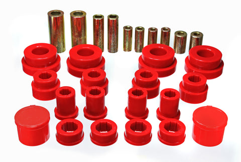 Energy Suspension 02-09 350Z / 03-07 Infiniti G35 Red Front Control Arm Bushing Set - 7.3121R