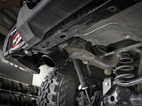 aFe MACH Force-Xp Axle-Back Hi-Tuck Exhaust System w/Black Tip 18-19 Jeep Wrangler (JL) V6 3.6L - 49-48075-B