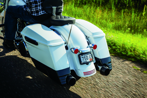 Kuryakyn Curved License Plate Mount Black - 3147