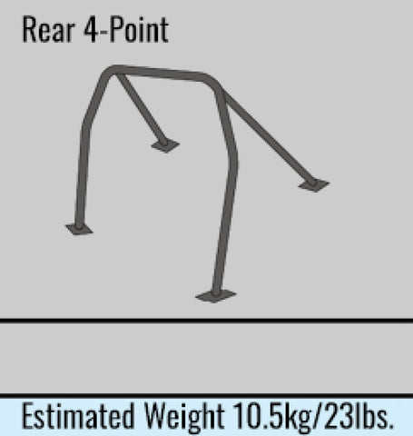 Cusco GRB Impreza 4 Passenger 5P Roll Cage D1 Chromoly (S/O / No Cancel) - HY1 261 C