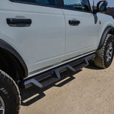 Westin/HDX 2021+ Ford Bronco Drop Nerf Step Bars - Textured Black - 56-14195