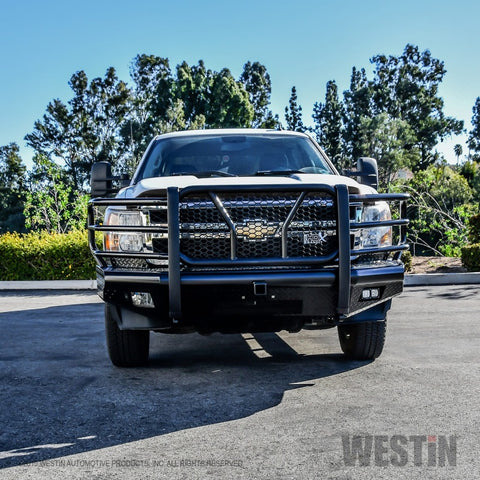 Westin 11-14 Chevrolet Silverado 2500/3500 HDX Bandit Front Bumper - Blk - 58-31145