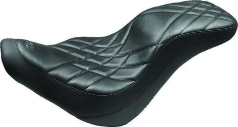 Mustang 18-21 Harley Low Rider & Sport Glide DayTripper 1PC Seat Prism - Black - 75726