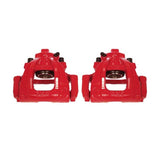 Power Stop 02-06 Mini Cooper Front Red Calipers w/Brackets - Pair - S2776