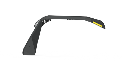 Road Armor 18-20 Jeep Wrangler JL Stealth Front Fender Flare w/Switchback LED DRL - Tex Blk - 518AFF0B