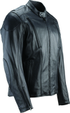 River Road Race Leather Jacket Black - Small - 094356