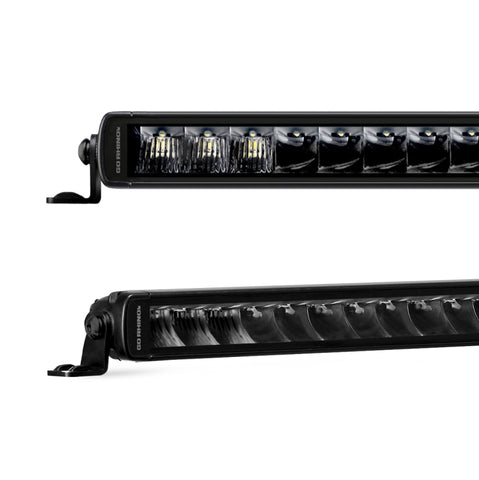 Go Rhino Xplor Blackout Series Sgl Row LED Light Bar (Side/Track Mount) 39.5in. - Blk - 754004011CSS