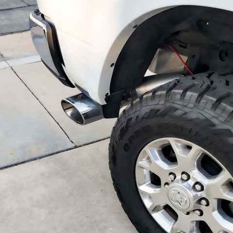 Banks Power 19-23 Dodge Ram Mega Cab 6.7L Cummins Monster Exhaust - SS Single Exhaust w/ Chrome Tip - 49799