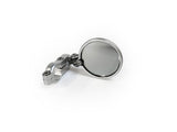 CRG Blindsight Folding 2 in. Round Bar-End Mirror - Silver - BSLS-201