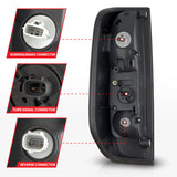 ANZO 2005-2021 Nissan Frontier LED Taillights Chrome Housing/Clear Lens - 311445