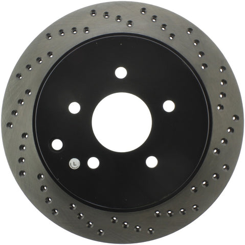 StopTech 03-07 Infiniti FX35/45 Drilled Left Rear Rotor - 128.42078L