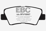EBC 09-11 Hyundai Azera 3.3 Greenstuff Rear Brake Pads - DP22031
