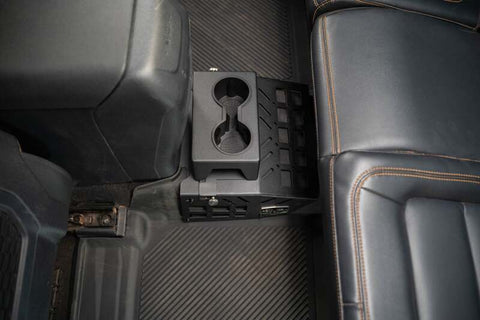 DV8 21+ Ford Bronco Rear Seat Cup Holder and Molle Panels (2-Door Models) - MPBR-07