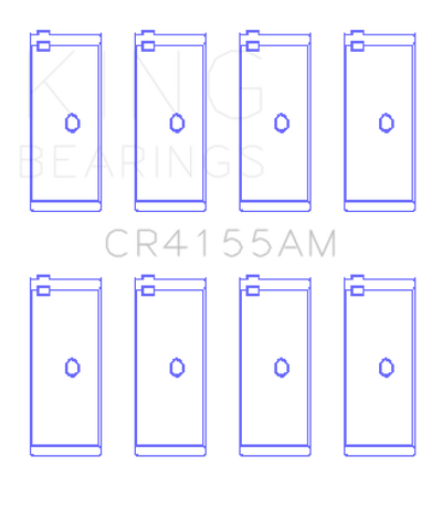 King Engine Bearings VW WA L4 / CH L4 Connecting Rod Bearing Set - CR4155AM