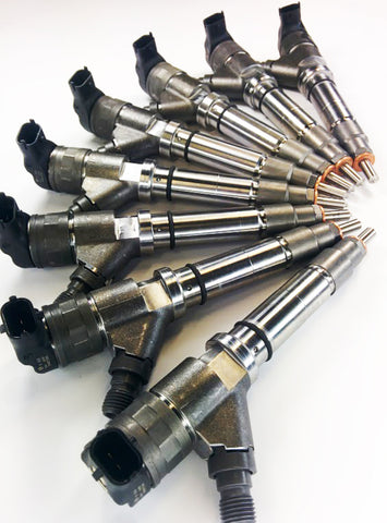 DDP 08-10 Chevrolet Duramax 6.6L LMM Reman Injector Set - 50hp (20% Over) - DDP LMM-50