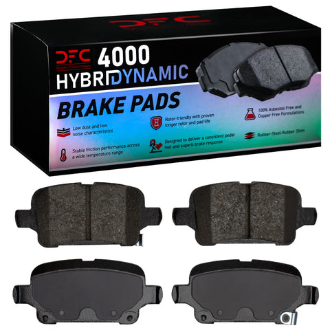 DFC 16-27 GMC Terrain Rear 4000 Hybridynamic Brake Pads - 4000-1857-00