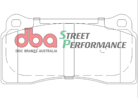 DBA 09-11 Nissan GT-R SP500 Rear Brake Pads - DB1935SP
