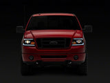 Raxiom 04-08 Ford F-150 Axial Series Projector Headlights w/ SEQL LED Bar- Blk Housing (Clear Lens) - T566364