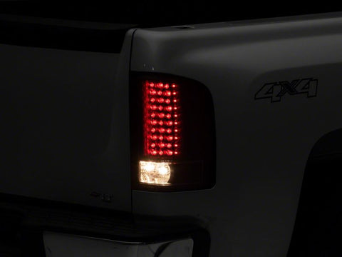 Raxiom 07-13 Chevrolet Silverado 1500 LED Tail Lights- Blk Housing (Clear Lens) - S112716