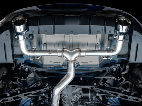 AWE Tuning Subaru BRZ/ Toyota GR86/ Toyota 86 Track Edition Cat-Back Exhaust- Chrome Silver Tips - 3020-32279