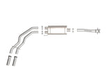 aFe Rebel 3in 409 SS Cat-Back Exhaust 2021 Ford F-150 V6 2.7L/3.5L (tt)/V8 5.0L w/ Polished Tips - 49-43128-P