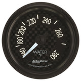Autometer GT Series 52mm Mechanical 140-280 Deg F Water Temperature Gauge - 8031