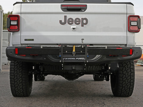 aFe 2021+ Jeep Gladiator V6-3.0L (td) Vulcan Series 3in 304SS HT DPF-Back Exhaust System - Black Tip - 49-38094-B
